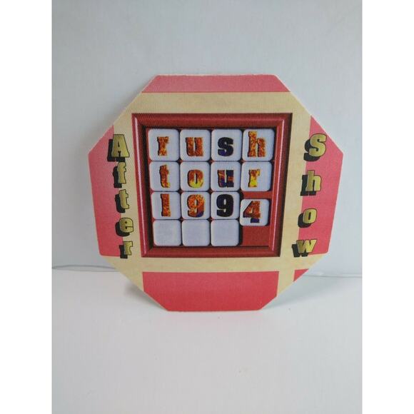 Rush Counterparts Backstage Pass Original 94 Hard Rock Music After Show Pink Red - Picture 3 of 3